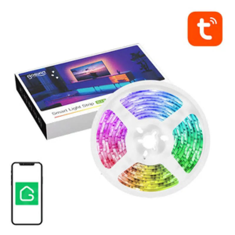 Smart WiFi RGB LED-valgusriba Gosund SL1 (2,8 m), Tuya universaal