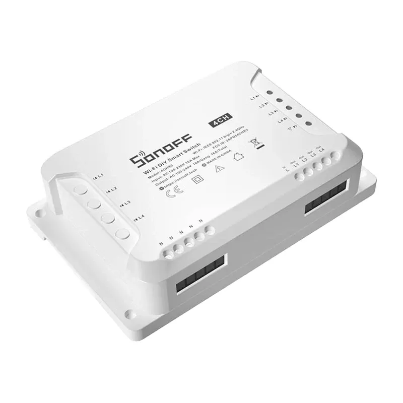 SONOFF WiFi Nutikas Lüliti 4CHR3 universaalne