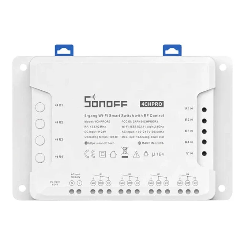 Smart lüliti WiFi SONOFF 4CHPROR3 universaalne