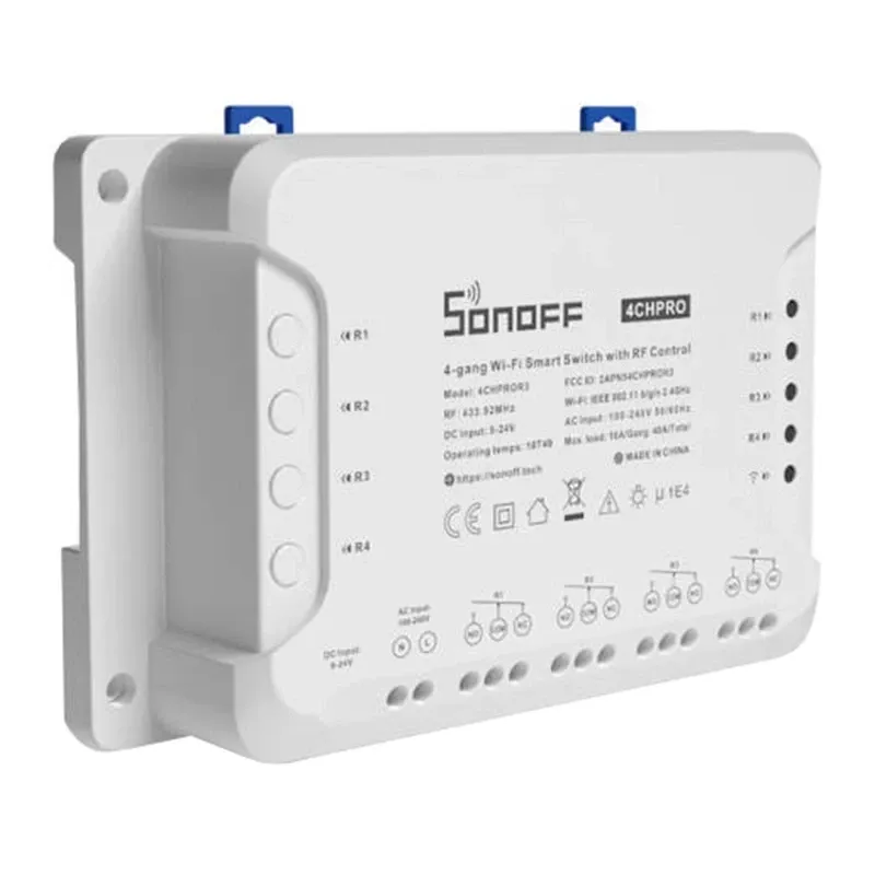 Smart lüliti WiFi SONOFF 4CHPROR3 universaalne
