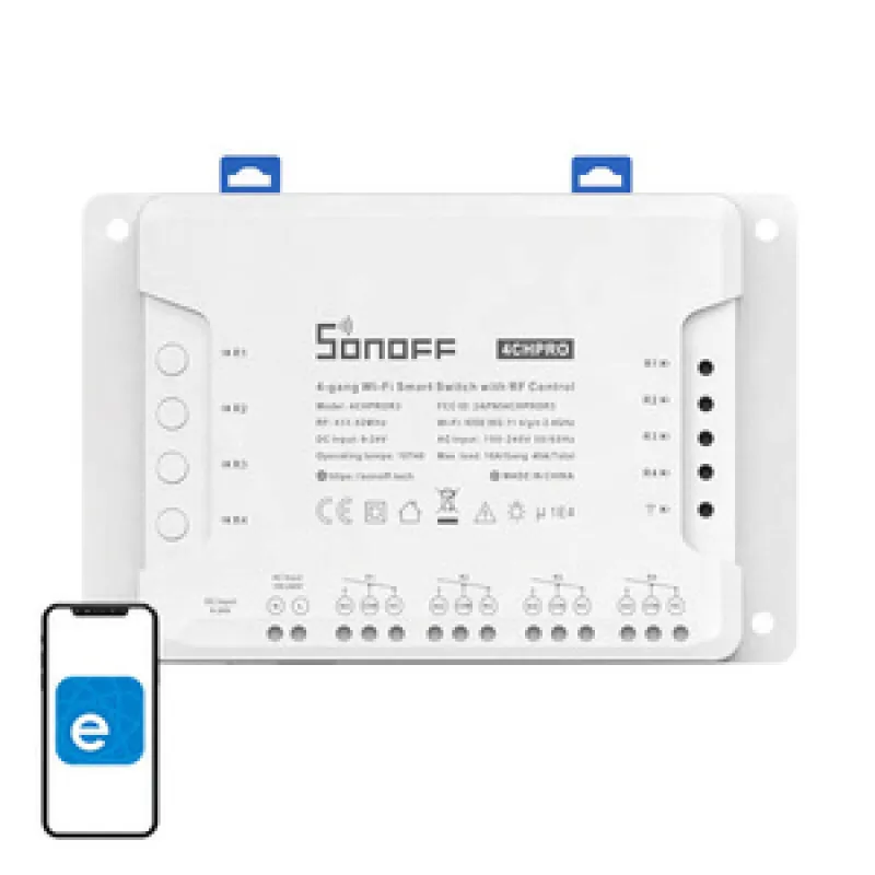 Smart lüliti WiFi SONOFF 4CHPROR3 universaalne