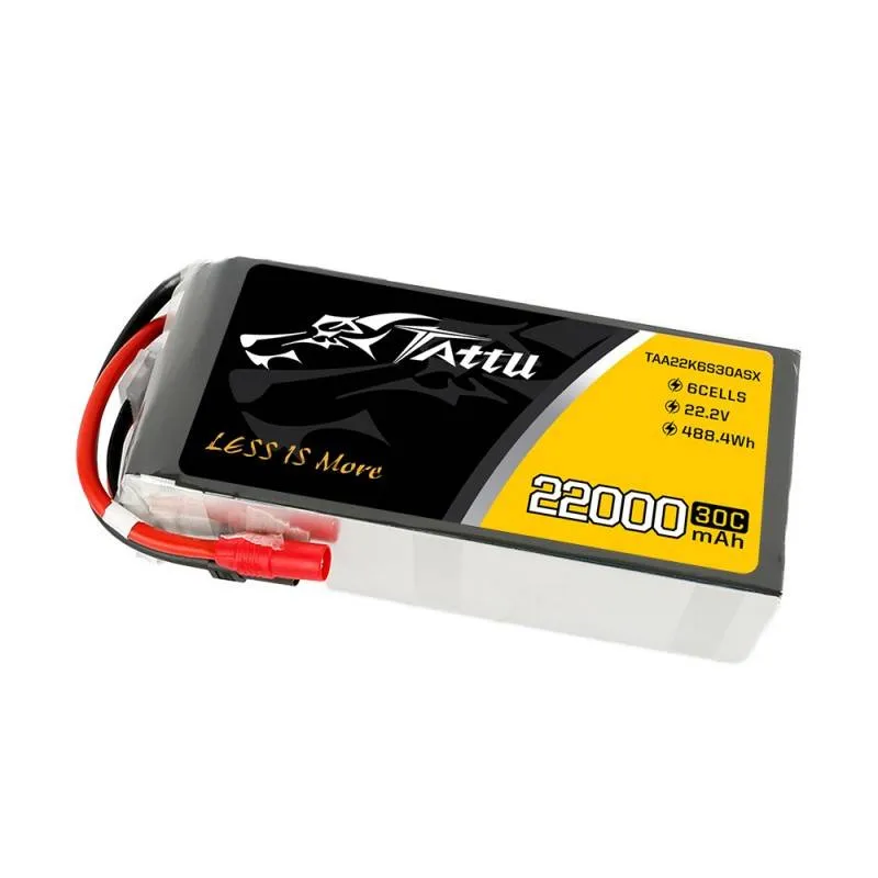 Aku Tattu 22000mAh 22,2V 30C 6S1P LiPo AS150+XT150 universaalne