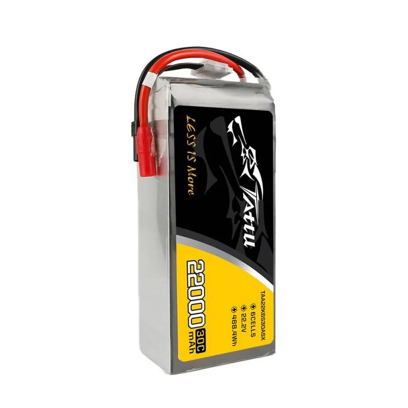 Aku Tattu 22000mAh 22,2V 30C 6S1P LiPo AS150+XT150 universaalne