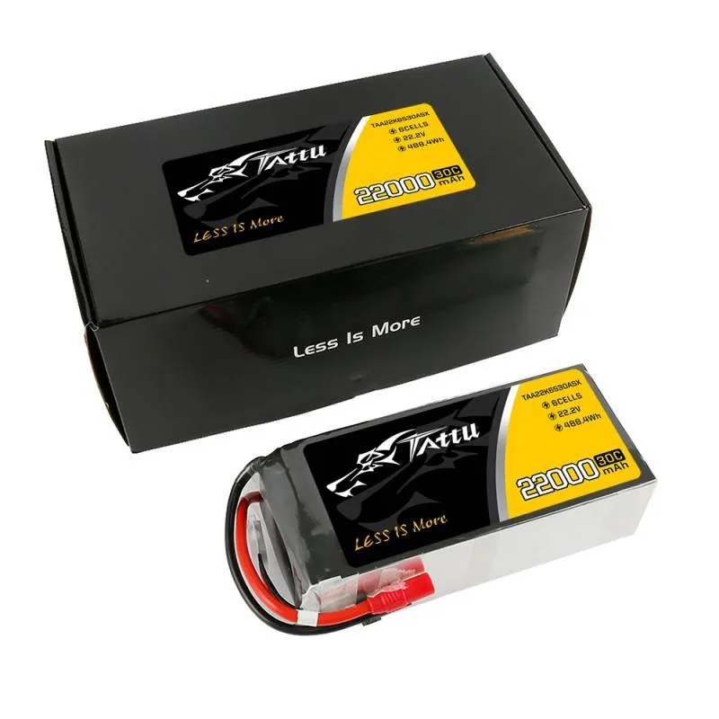 Aku Tattu 22000mAh 22,2V 30C 6S1P LiPo AS150+XT150 universaalne