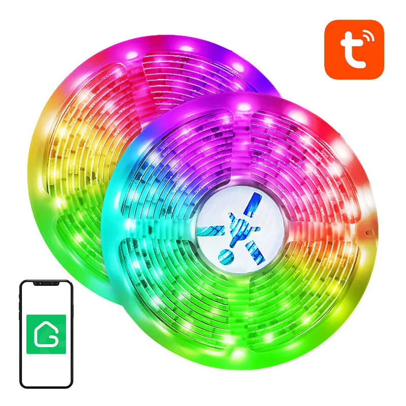 Smart WiFi RGB LED valgustuslint NiteBird SL3 (2x5m), Tuya universaal