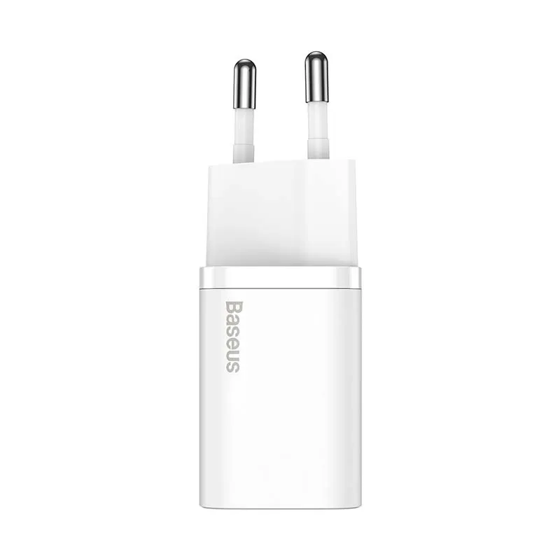 Baseus Super Si Quick Laadija 1C 20W (valge) universaalne