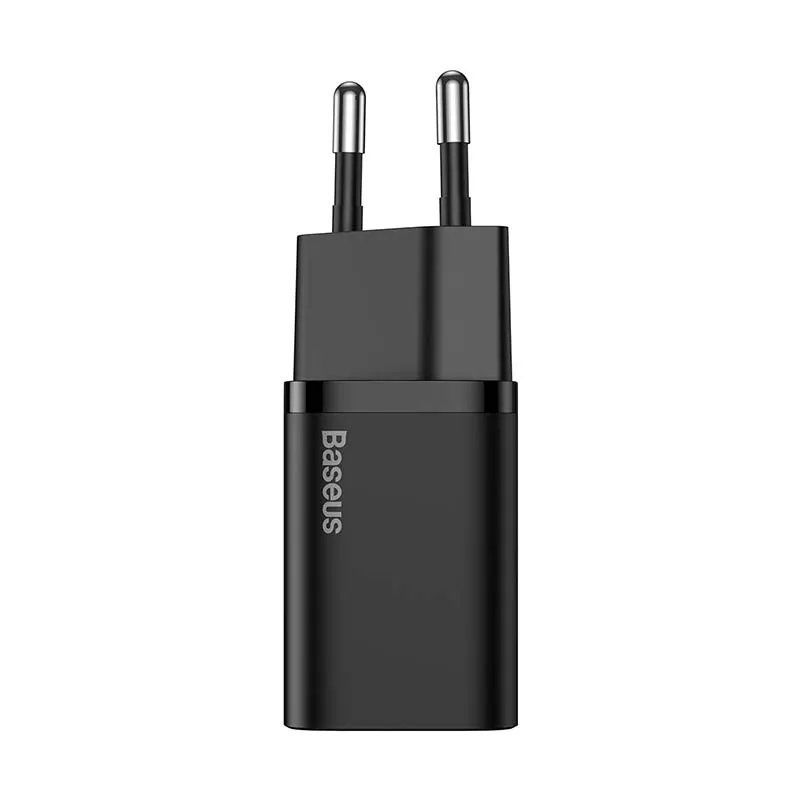 Baseus Super Si Quick Charger 1C 20W koos USB-C kaabliga Lightning 1m (must) universaalne