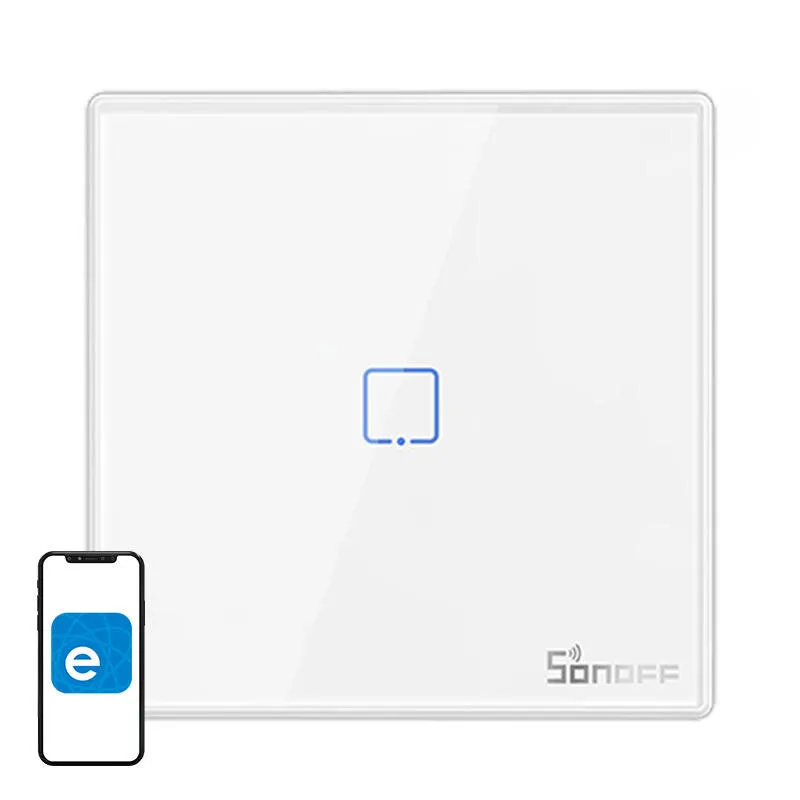 Smart Wireless Seinalüliti Sonoff T2EU1C-RF 433MHz (1-kanaliline) universaal