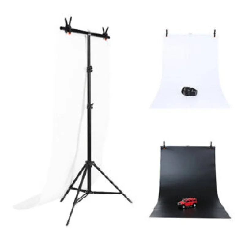 Fotostuudio taustatoeja Puluz 70x200cm + Taustapildid 2 tk DCA0976 universaalne