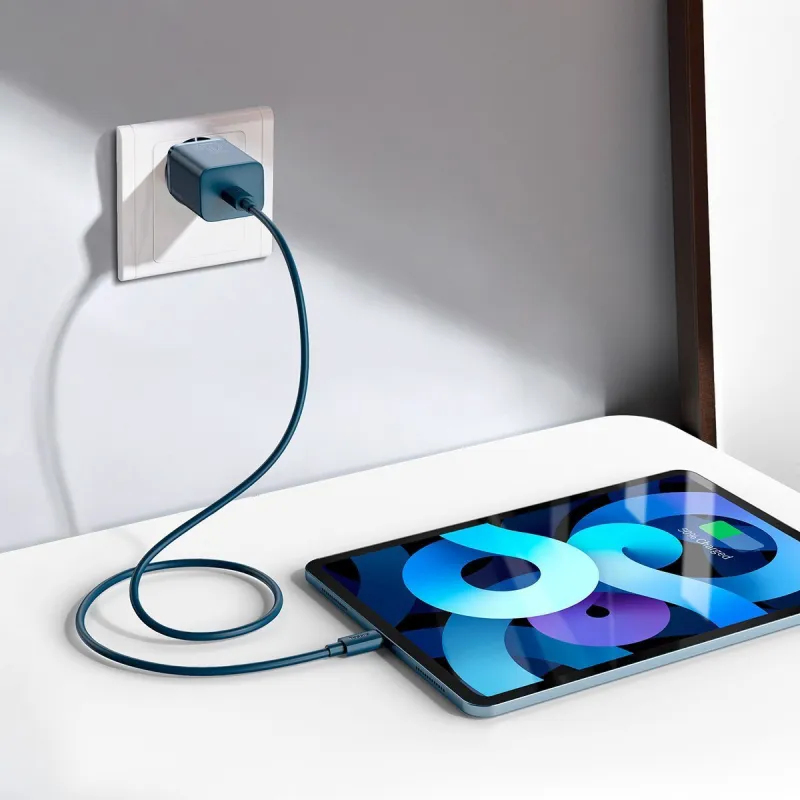 Baseus Super Si Quick Charger 1C 20W koos USB-C kaabliga Lightning 1m (sinine) universaalne