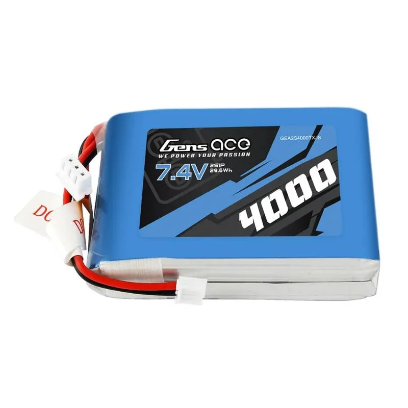 Gens Ace 4000mAh 7.4V 1C LiPo aku universaalne
