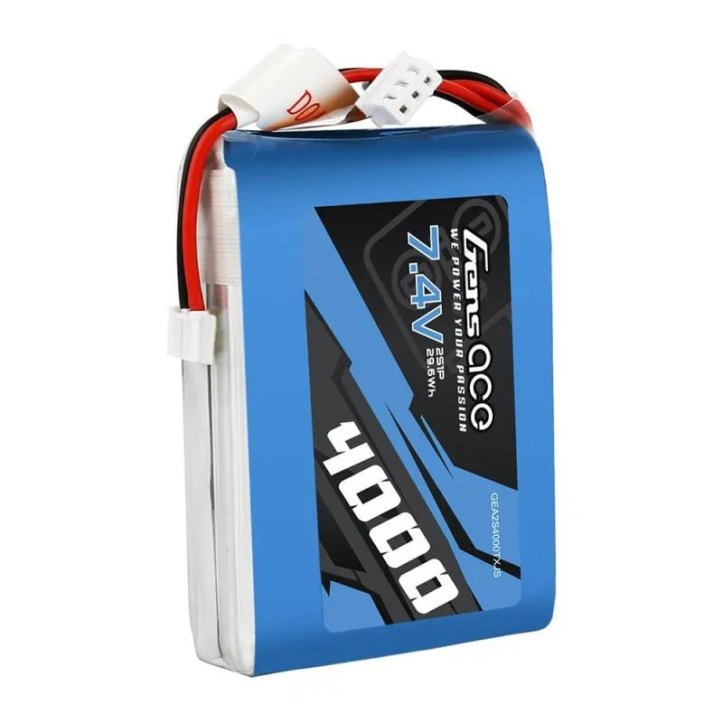 Gens Ace 4000mAh 7.4V 1C LiPo aku universaalne