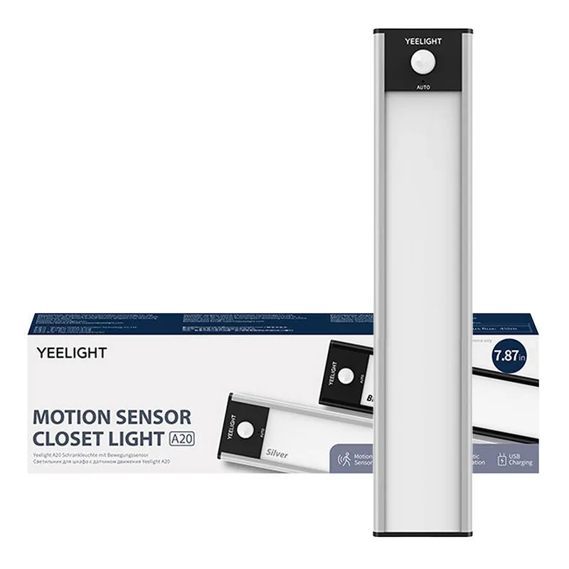 Yeelight riidekapi valgus hõbedane 20cm 2700K universaalne