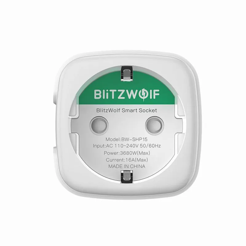 Smart pistik Blitzwolf BW-SHP15, ZigBee, universaalne 3680W