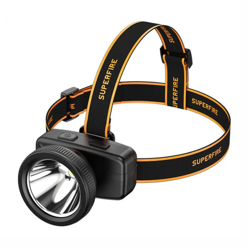 Superfire HL55 pealamp, 150 lm, USB-C, 4 režiimi, 270 m universaalne
