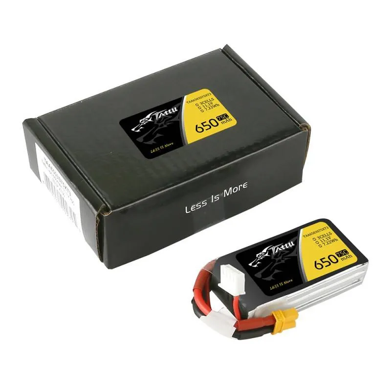 Tattu aku 650mAh 11,1V 75C 3S1P universaalne