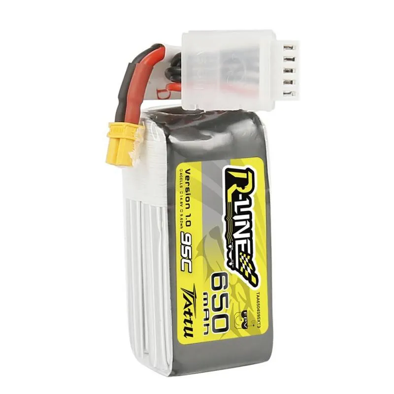 Aku Tattu R-Line 650mAh 14,8V 95C 4S1P XT30 universaalne