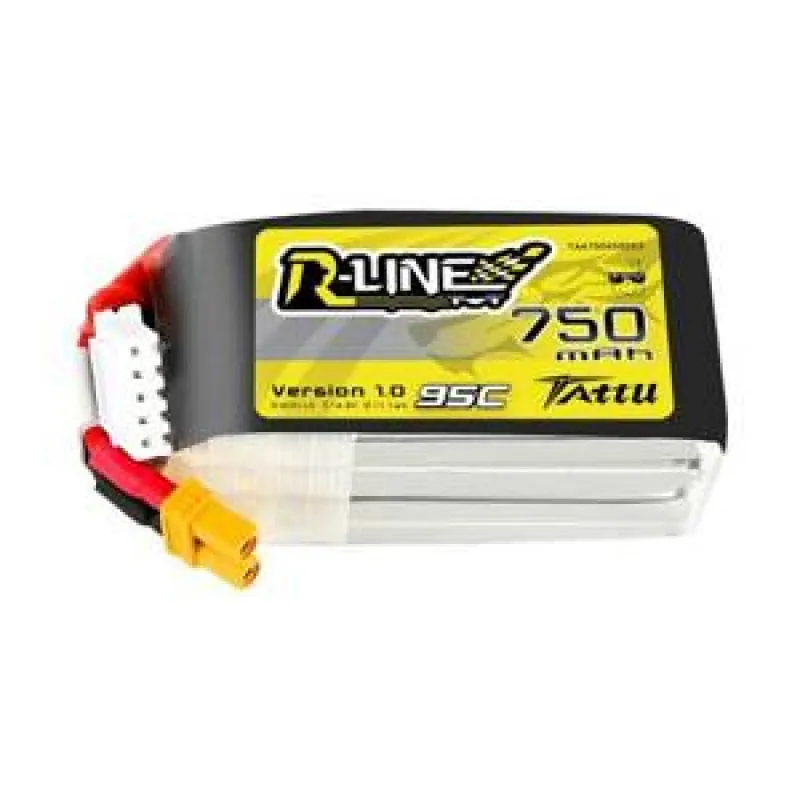 Aku Tattu R-Line 750mAh 14.8V 95C 4S1P JST-XHR universaalne