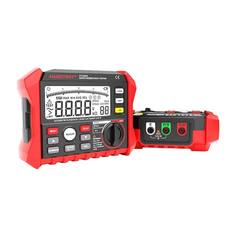 Habotest HT2302 Digitaalne Maa-Resistance Tester universaal