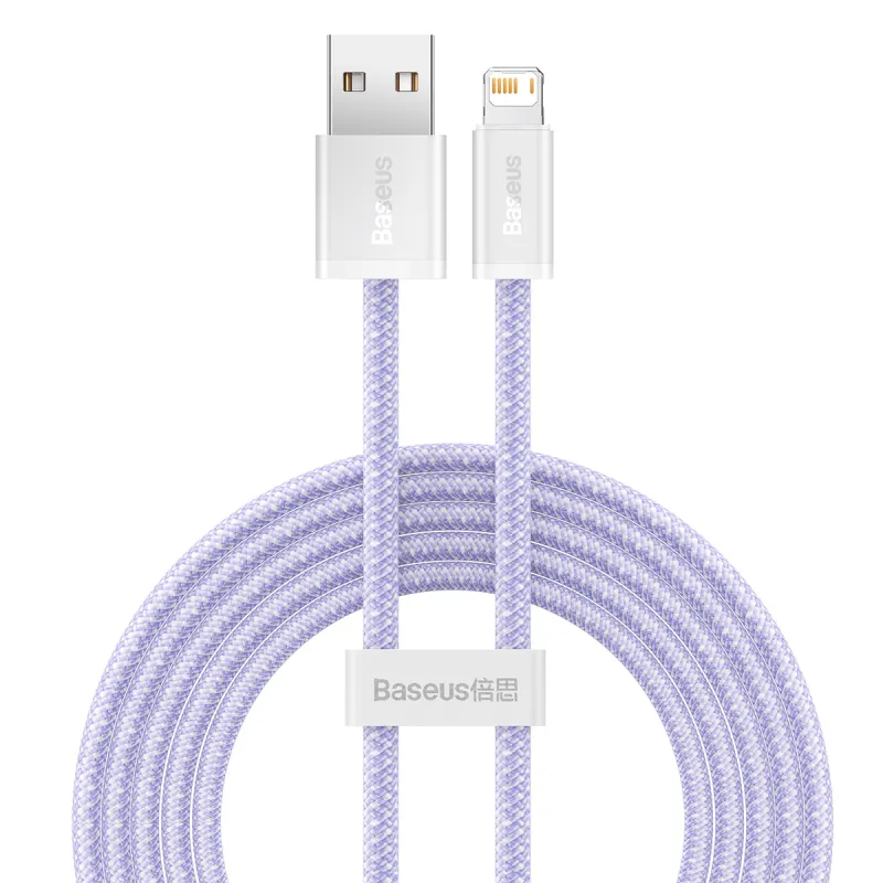 Baseus Dynamic kaabel USB to Lightning, 2.4A, 2m (Lilla) universaal