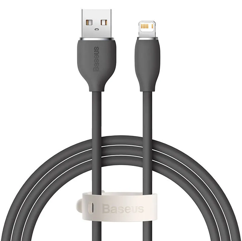 Baseus Jelly kaabel USB to Lightning, 2,4A, 1,2m (must) universaalne