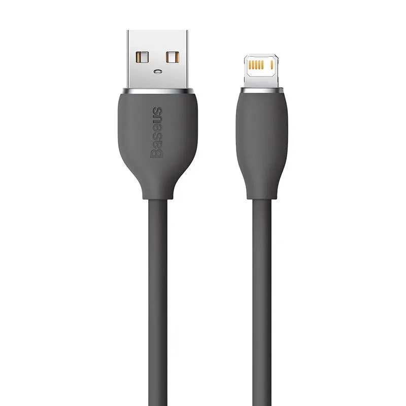 Baseus Jelly kaabel USB to Lightning, 2,4A, 1,2m (must) universaalne