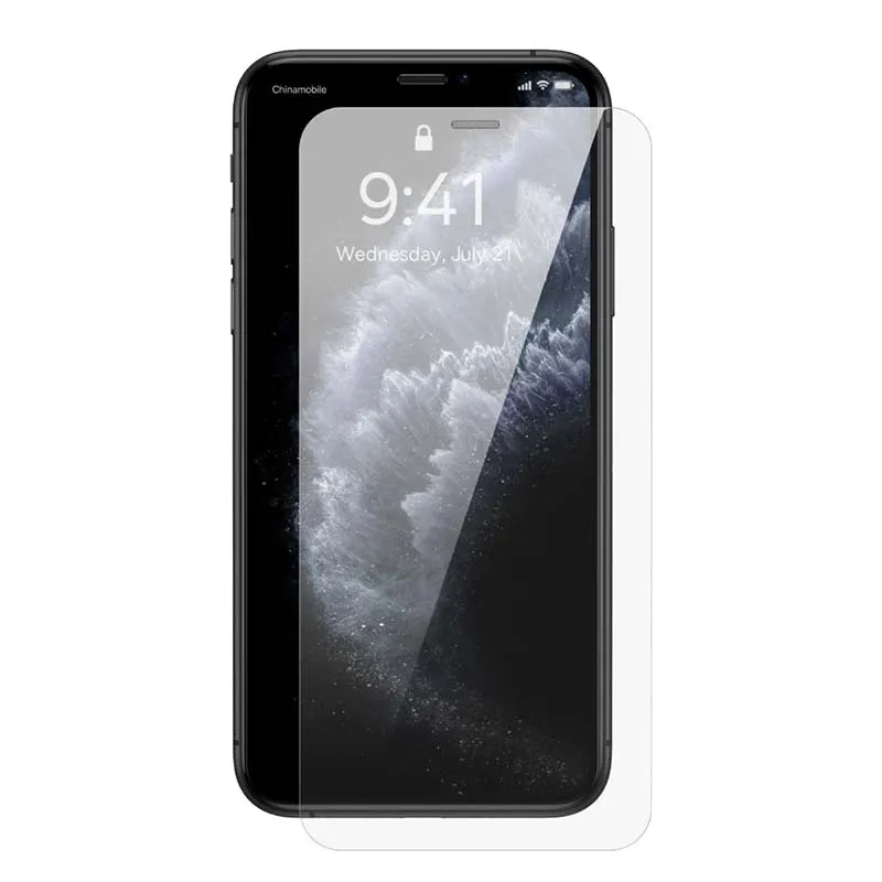 Baseus 0,3 mm Täisklaasist Kindlaeklaasist Kaitsekile (2 tk pakis) iPhone XS Max/11 Pro Max 6,5-tolline universaalne