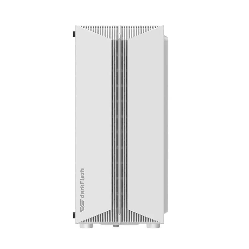 Darkflash DK151 LED arvutikarp (valge) + 3 RGB ventilaatorit universaalne
