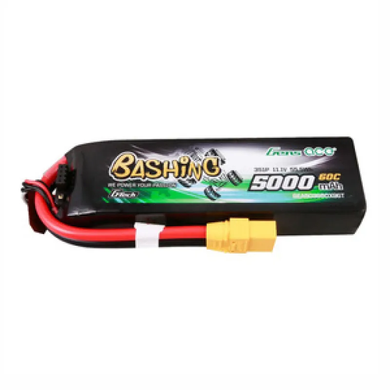 GensAce 5 000mAh 11,1V 60C 3S1P aku XT90 ühendajaga universaalne