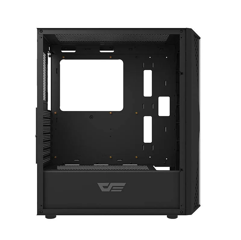 Darkflash DK352 Plus arvutikarp (must) + 4 RGB ventilaatorit universaalne