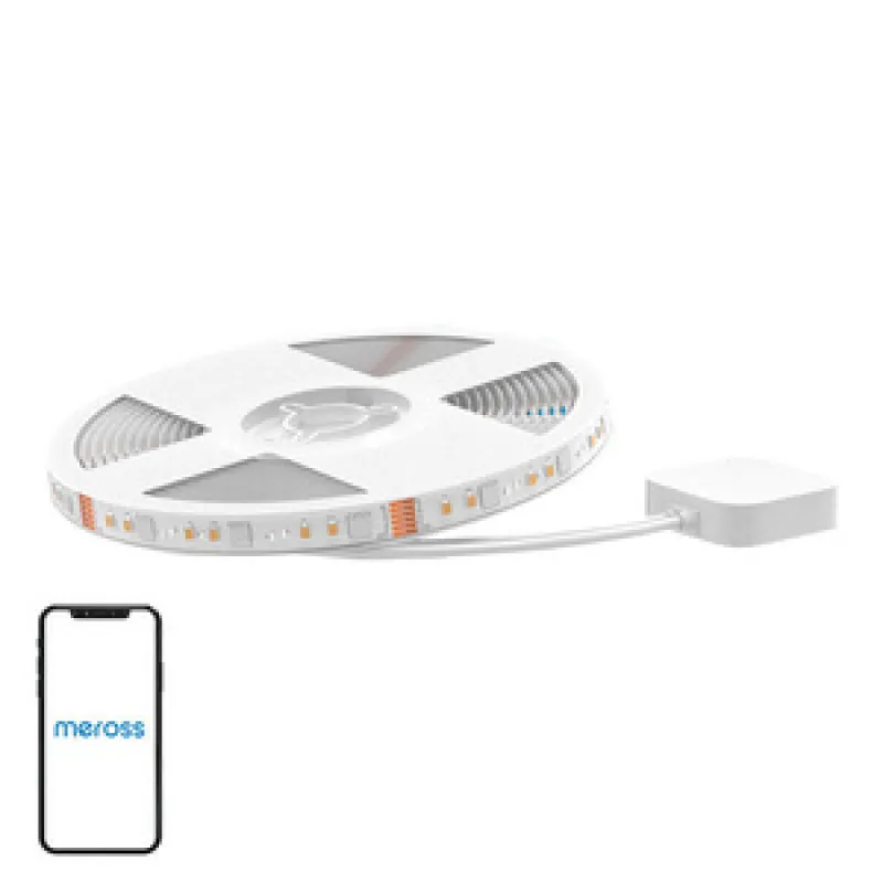Smart WiFi LED-tape RGBWW Meross MSL320 (5 meetrit) HomeKit universaal