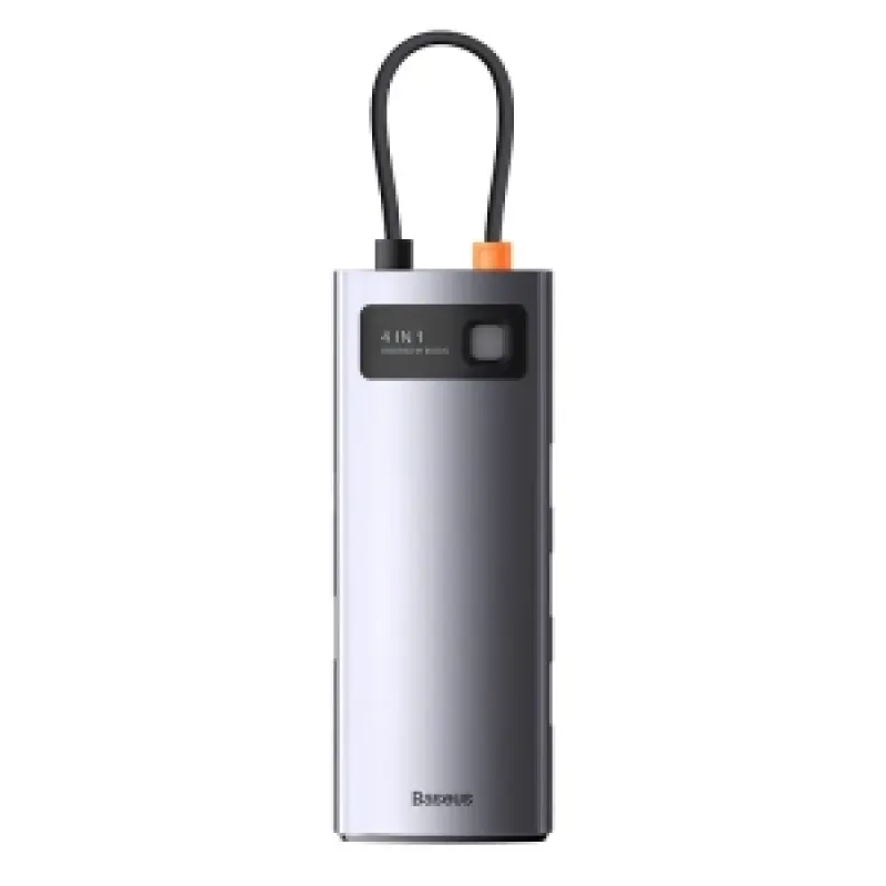 Baseus Metal Gleam Series 4-in-1 Hub, USB-C kuni 4x USB 3.0 universaal