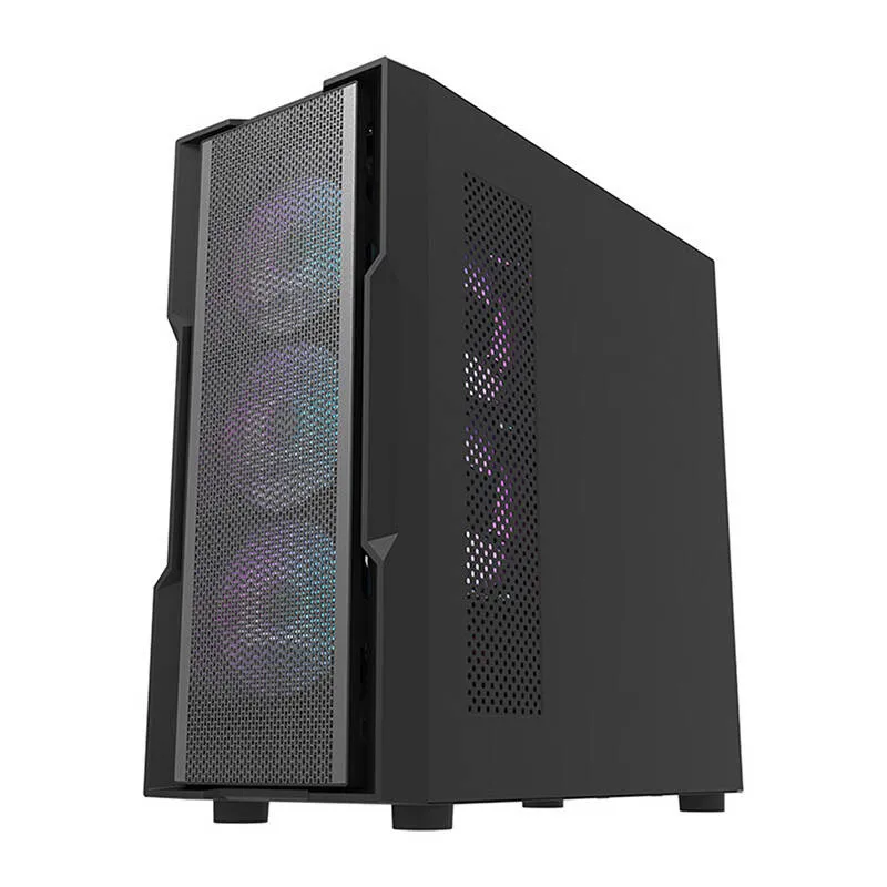 Darkflash DK431 Mesh arvutikast (musta) + 4 ARGB ventilaatorit universaalsed