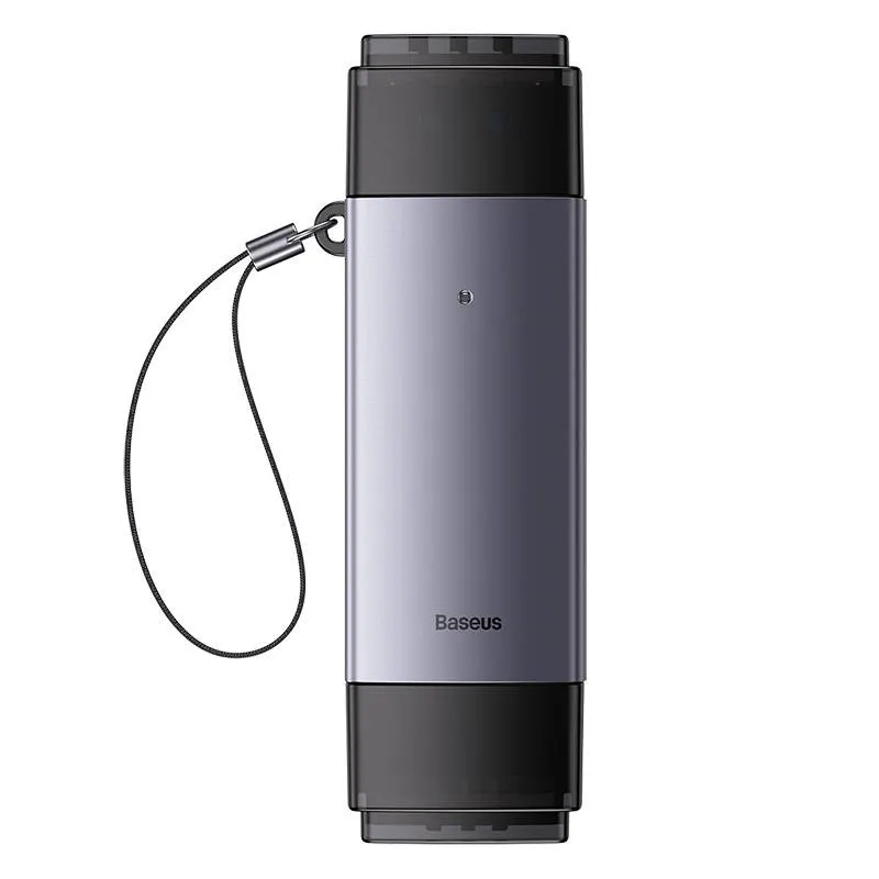 Baseus Lite seeria SD/TF mälukaardilugeja, USB + USB-C (hall) universaalne