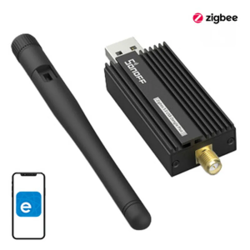 ZigBee 3.0 Gateway Plus-E SONOFF ZBDongle-E Dongle (Home Assistant, openHAB, Zigbee2MQTT) universaalne