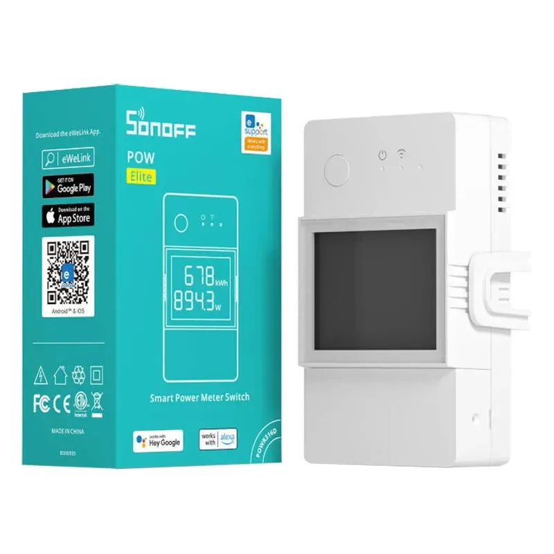 WiFi Nutikas Elektrivõrgu Mõõdikupõhine Lüliti Sonoff POWR320D universaalne