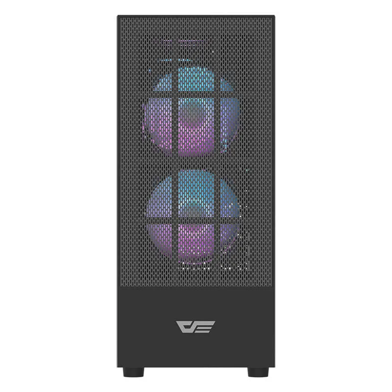 Darkflash A290 arvutikarp (must) + 3 ventilaatorit universaalsed