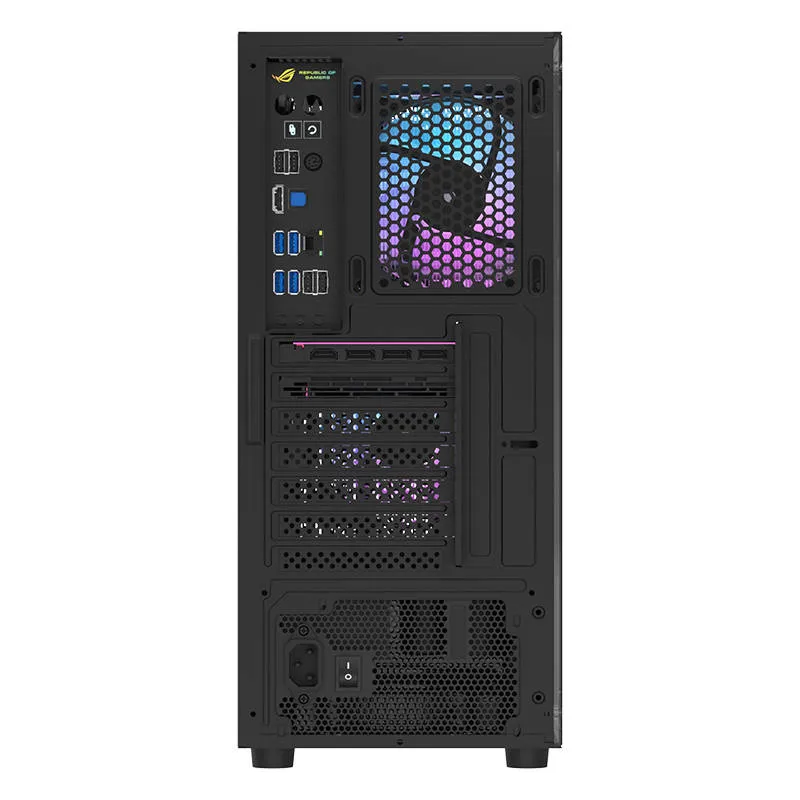 Darkflash A290 arvutikarp (must) + 3 ventilaatorit universaalsed