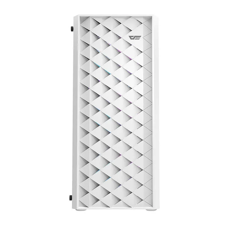 Darkflash DK351 arvutikarp (valge) + 4 RGB ventilaatorit universaalsed