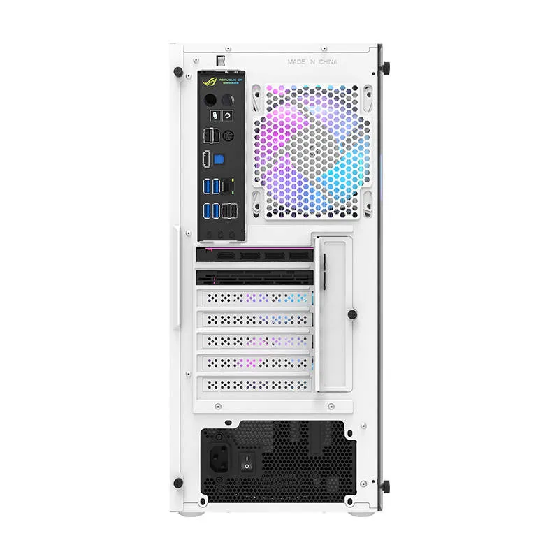 Darkflash DK351 arvutikarp (valge) + 4 RGB ventilaatorit universaalsed