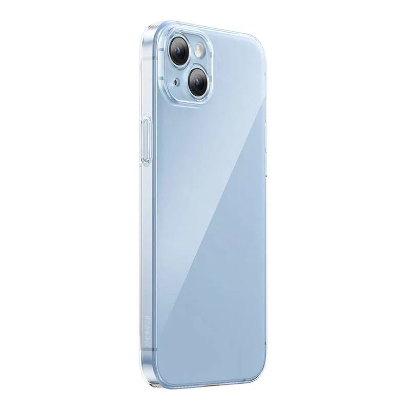 Baseus Crystal Series Kott iPhone 14 Plus jaoks + universaalne karastatud klaas