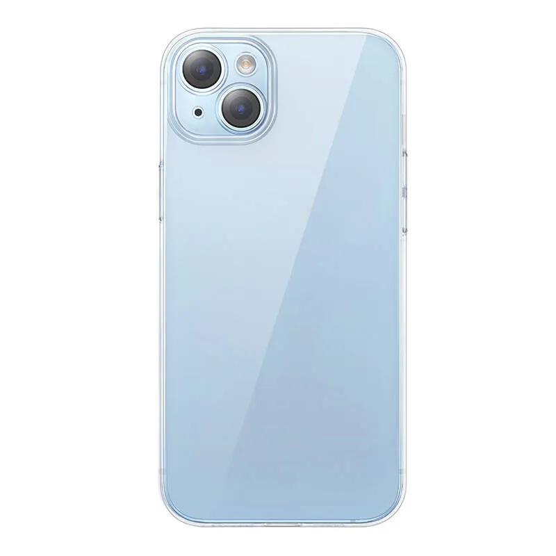 Baseus Crystal Series Kott iPhone 14 Plus jaoks + universaalne karastatud klaas