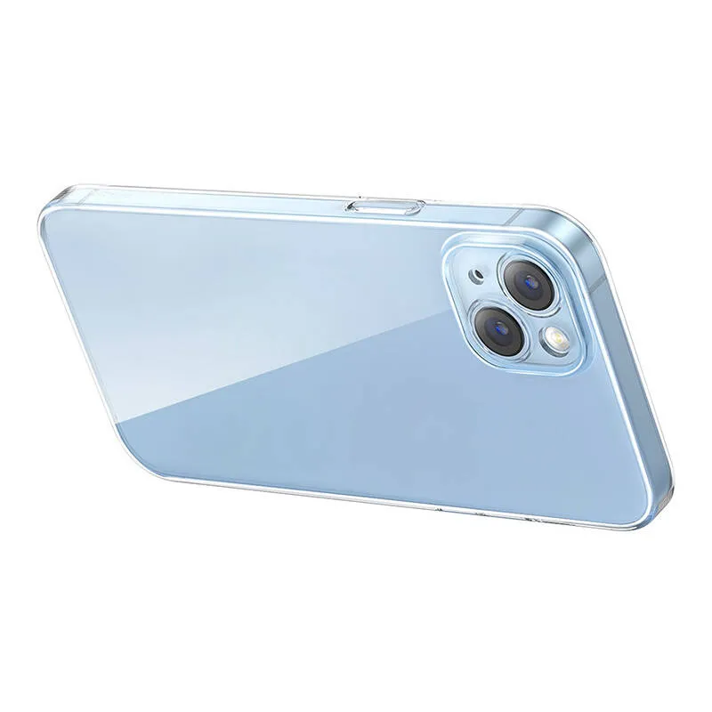 Baseus Crystal Series Kott iPhone 14 Plus jaoks + universaalne karastatud klaas