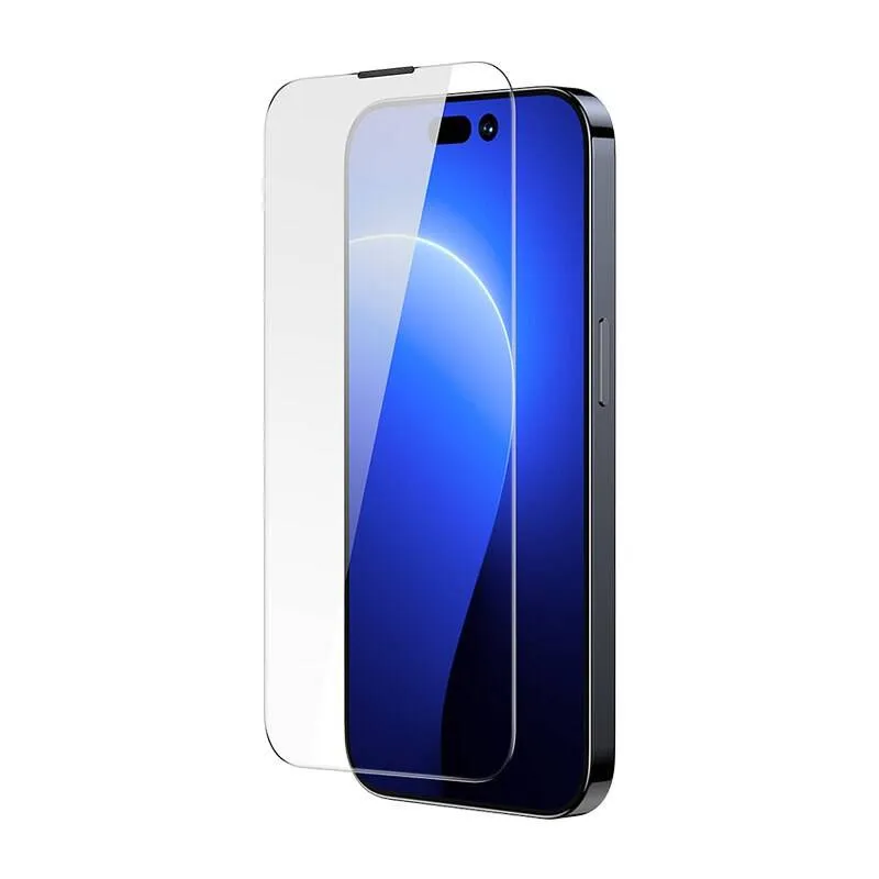 Baseus Crystal karastatud klaas tolmukindel 0,3 mm iPhone 14 Pro jaoks (2 tk) universaalne