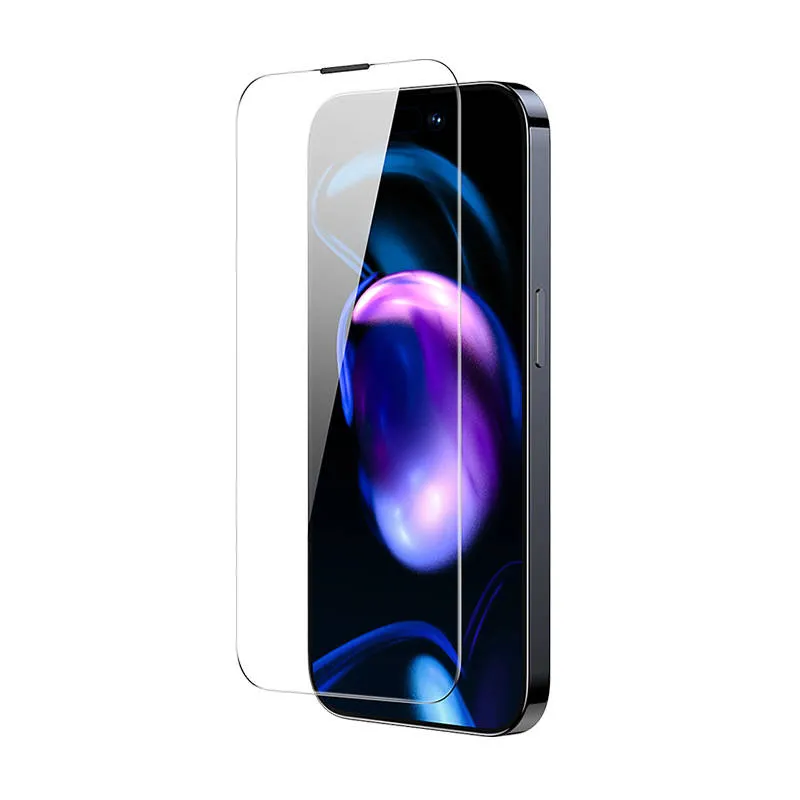 Baseus Crystal karastatud klaas tolmukindel 0,3 mm iPhone 14 Pro Max jaoks (2 tk) universaalne