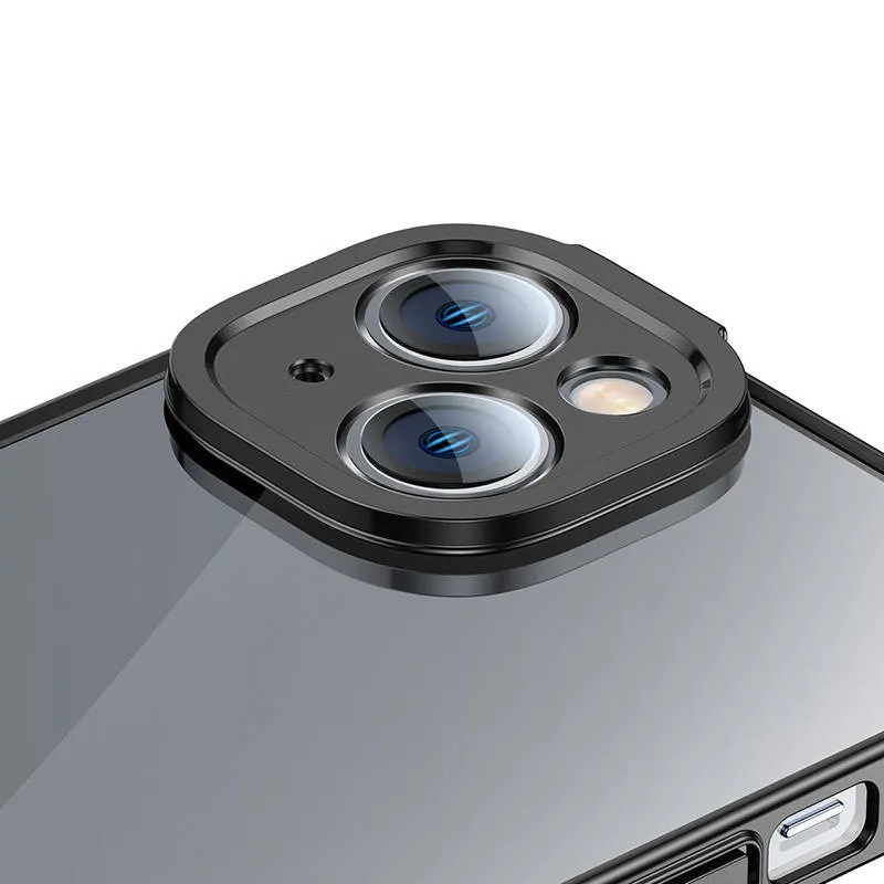 Baseus Glitter Läbipaistev Kaitsja ja Karastatud Klaasi Komplekt iPhone 14 Plus (must) universaalne