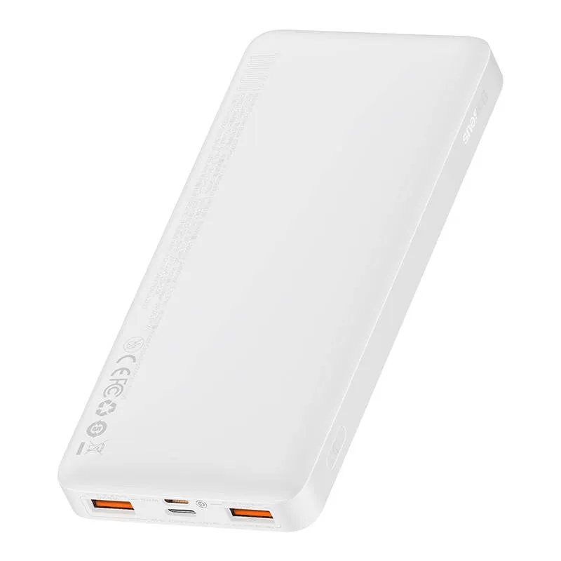 Baseus Bipow 10000mAh, 20W universaalne powerbank (valge)