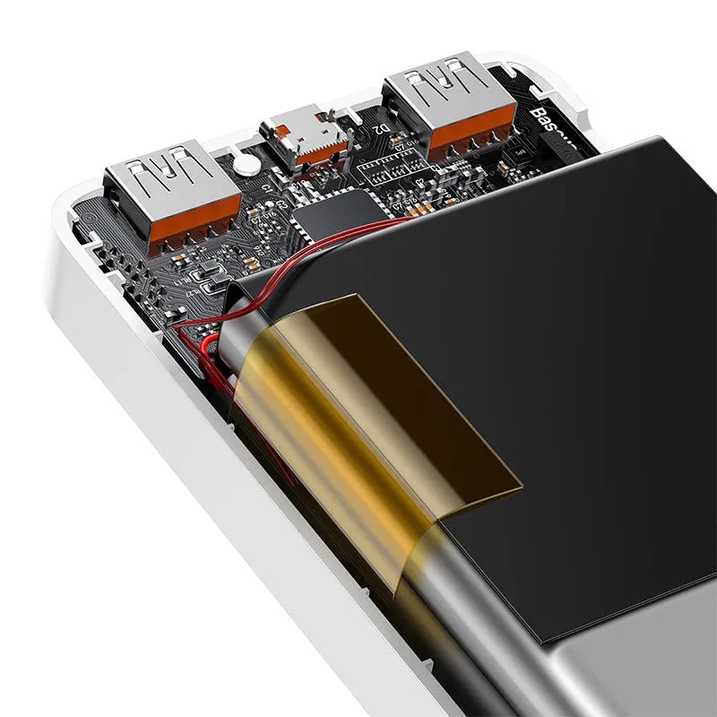 Baseus Bipow 10000mAh, 20W universaalne powerbank (valge)