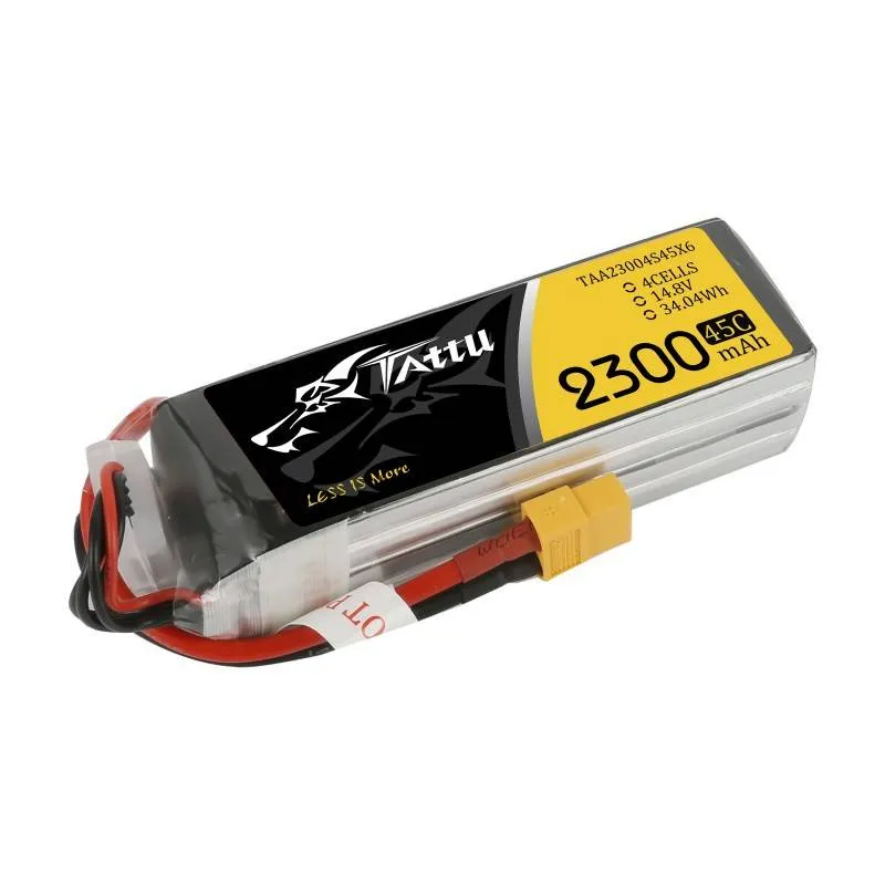 Tattu Aku 2300mAh 14,8V 75C 4S1P XT60 universaalne