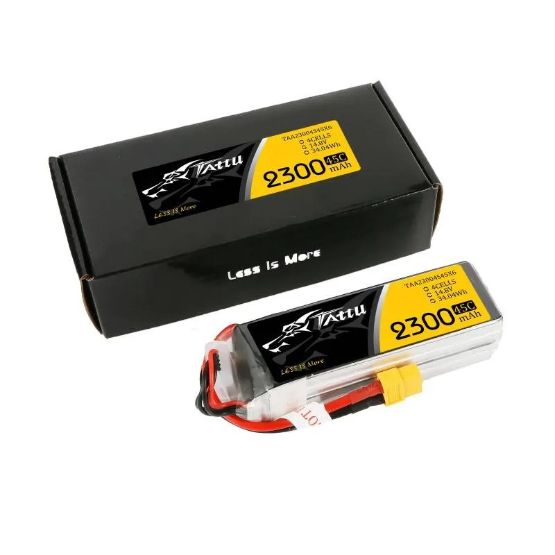 Tattu Aku 2300mAh 14,8V 75C 4S1P XT60 universaalne
